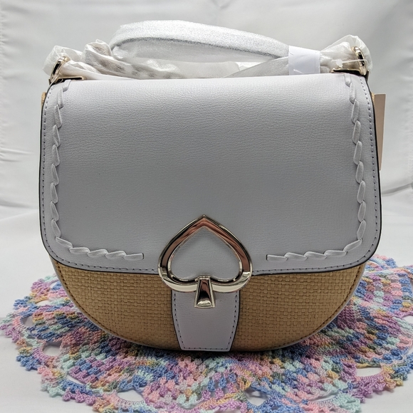 Kate Spade new york - Street Style 2WAY Bi-color Chain Plain Leather Crossbody - Picture 1 of 15